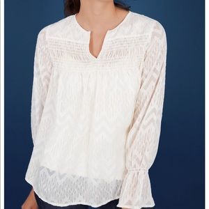 Stella & Dot Boho Chevron Blouse Tunic  XL